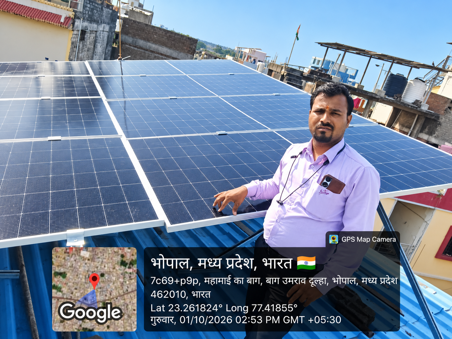 Solar installation completed by SOLNEX for Customer Name 1